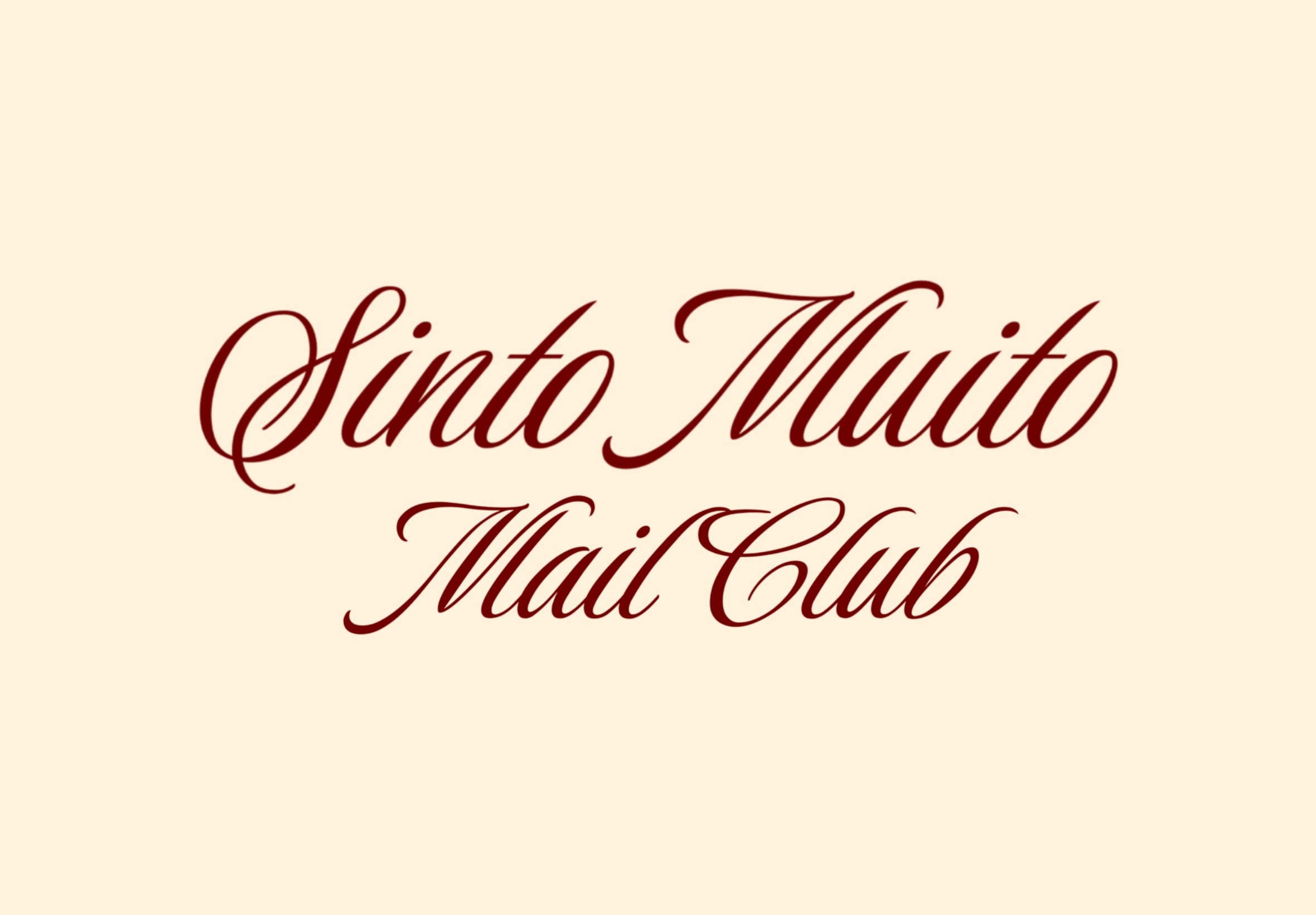 Sinto Muito Mail Club (Pré-Venda)